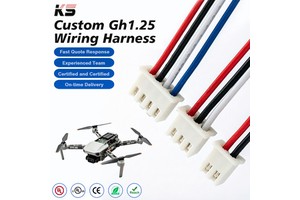 ODM Jst Gh 1.25mm Pin Connector Pre Crimped Cable Jumper For Fpv Racing Drone Power Distribution Esc Motor Speed Control
