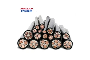 Low Voltage Customized 4Core 5 Core Copper IEC 60502-1 U-1000 R2V N2XY N2XH YJV Cu/XLPE/PVCUnderground Armoured Power Cable Wire