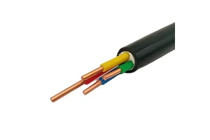 3x10+1x6mm2 Copper Conductor Cross-linked PE Insulation With Low Smoke Halogen-free LSZH Sheath Cable