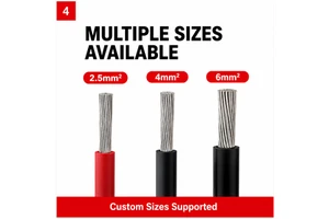 For for PV System Cable UV Resistant XLPE LSZH Jacket 1KV 1Kv Low Voltage -40~+90 Renewable Energy Electrical Cable