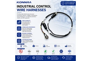Industrial Automation Wiring Harness Copper Core Adapter Connector Shielded Wire IP68 Rating for Home Appliances Control