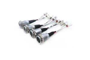 M5 M8 M12 signal Waterproof Push Pull Connector Sensor Cable 3 4 5 8 12 Pin Custom IP67 Waterproof Connector with Cable