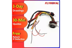 High Quality Custom PVC Insulated Automotive Wiring Harness Nice Quality OEM ODM Cable Assembly for Electronic Applications