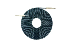OEM ODM Hi-end Guitar Cable 6M Straight to Right Angle Instrument Cable Noise reduction connection Metal Jack Guitar cable