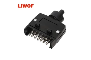 Australian 7-Pin Flat Trailer Plug High Quality Durable Connector Premium Parts and Accessories