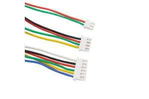 PH2.0 Cable 2P 4P 6P JST Connector Color Silicone Wire Resistant 200 Degrees High Temperature 400MM Length Wiring Harness 12V