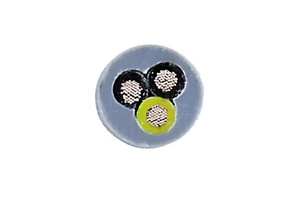 PUR Flexible Oil Resistance Industry Control Wire 3x2.5mm TPU TPE Jacket Cable