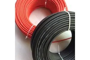 PV1-F 1*10mm² Solar Cable Tinned Copper Conductor Low Smoke Halogen Free Flame Retardant Wire