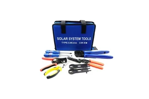 Matrix C4K-A Solar PV Cable Crimping Tool Kit Connector Crimper Wrench Wire Stripper Pliers for Solar System Renewable Energy