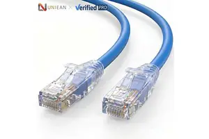 UNIEAN OEM ODM Factory Price CAT.6 Patch Cord UTP Unshielded Twisted Pair RJ45 Ethernet Network Cable 2500Mbps 250MHz for Data