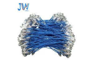 18AWG Blue Pure Copper Electronic Wire Harness 600V Flag Terminals for Home Appliance Industrial Control Automobile & Machines