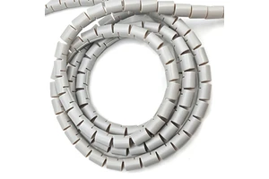 GSKJ Flexible Spiral Wire Wrap Organizer Tube for Cable Bundling and Protection