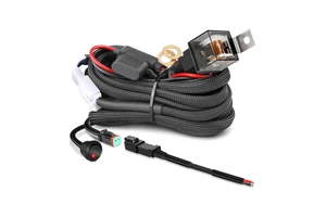12V Universal Fitment 2.5 Meters 98 Inch 8 Feet Length 120W DT Car Vehicle LED Light Wiring Harness Manufacturers