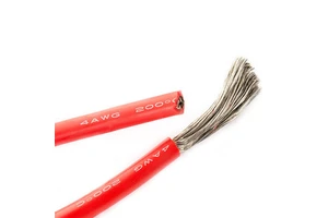 4AWG Coated Soft Insulated Flexible High Voltage Electrical Rubber Silicon Silicone Heating Wire Harness Cable