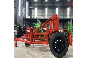 5T automatic Hydraulic Cable Drum Trailer / 3T hydraulic Cable Reel laying stand CHINA factory