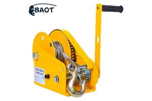 1200LBS Self Locking Hand Operated Cable Wire Capstan Manual Winch