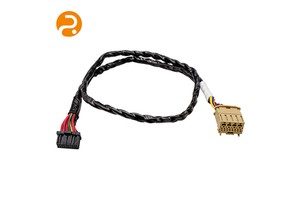 Custom Multi-Pin Automotive Adapter Wiring Harness | OFC Conductor High-Temp Resistant PVC Insulated Taped 12V/24V DC Power