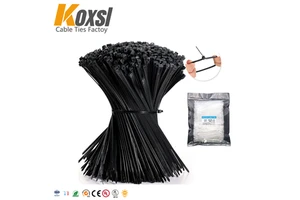 RV Trailer Nylon Cable Ties Self-Locking PA66 Durable for RV Internal Wiring and Accessory Fixing