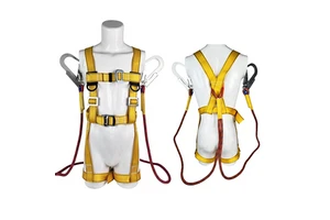 Factory Direct Full Body Safety Harness for Power Line Climbing Work Industrial Safety Belt Adjustable Length Fall Protection
