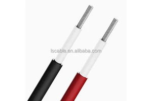 Customizable XLPE Photovoltaic Cables 2.5/4/6 Cubic Meters Long Service Life 16A/30A Rated Tinned Copper Double-layer Sheath