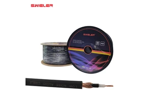 Instrument Guitar Cable 40x0.1mm2 Pure Copper Flexible PVC Jacket High Fidelity Twisted Double Shielding Audio Instrument Cable