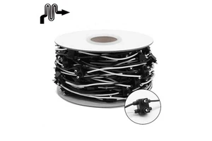 Wire Roll with Female Connector for 2 Inch Round Vehicle Automotive Side Marker Light Clearance Lights Truck Trailer