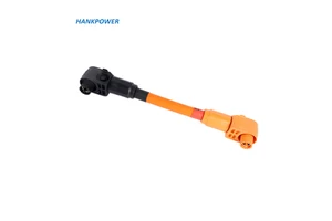 300A Large Current EV New Energy 1500V Customize High Voltage Wiring Harness Energy Power Storage Connector Cable