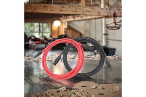 Versatile Custom-Length Copper High Voltage Solar Cable XLPE Insulation IP68 Protection Outdoor Power Station Renewable Energy