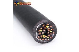 25-Core 2.5mm² High Flexible PUR Sheath Robot Anti-Torsion Drag Chain Cable