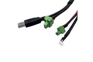Custom Wire Harness RS2EDG RS15EDG Pre-wired Cable Assembly 5.08mm 3.81mm Pitch Plug-in Terminal Block