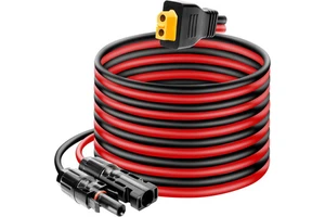 12AWG XT60 XT60i Adapter Photovoltaic Connector 30A Current Solar Panel Energy Storage Power Cable Pure Copper IP67 Wire Harness