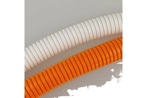 Energy Electric Wire Cable Harness Protection PP Flexible Corrugated Tube ROHS Certified Flame Retardant Pressure Resistant