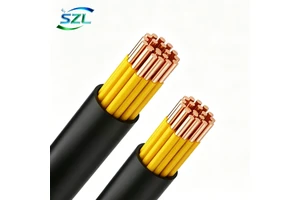 KVV Industrial PVC Insulated Unshielded PVC Sheathed Copper Control Cable 7/8 Core 450/750V
