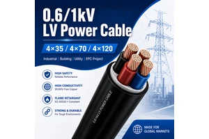 Factory Direct LV Power Cable 1C/2C/3C/4C/5C For Utility And Industrial EPC Projects