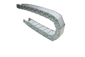 Fully Closed Type Flexible Stainless Steel Cable Drag Chain With Metal Connecter