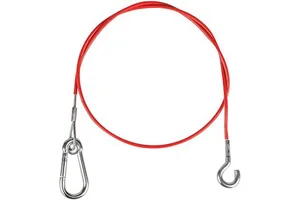 New Heavy Duty Steel 1m Car Trailer Breakaway Cable with Hook