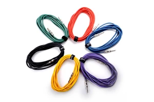Wholesale Price Guitar Cable 10ft 1/4 Piano Electric Drum Speaker Audio Instrument Cables High Quality Cord