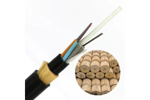 China Cable Manufacture Factory OEM Aerial ADSS Single Jacket Mini 12 24 48 72 96 144 288 Core Singlemode Fiber Optic Cable ADSS