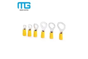 RV5.5 Series Yellow PVC Insulated Crimp Wire Connector Terminals
