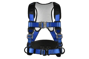 Custom Logo Fall Protection Kit Full Body Harness And Shock Absorber Five Point Safety Harness HighAltitude Work Harness Set