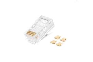 Ethernet Male 8 Core Plug Connector RJ45