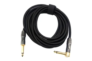 Braid Guitar Extension Gold Plated Phone Jack Audio Cable
