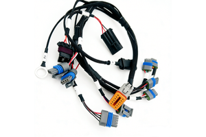 Auto Wire Harness From 1 Way to 1 Way Vehicles Lighting Wiring Harness Automotive Headlight Cable Harness