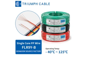 FLR9Y-B Automotive Primary Cable 0.75mm² -40°C To +125°C Pure Bare Copper Conductor PP Insulated Low Voltage Automotive Wire