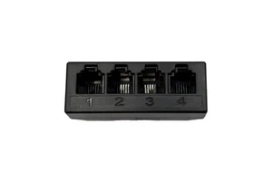 RJ45 Network Splitter Cable RJ45 to RJ11 Connector with an Ethernet Cat 5 UTP Patch Cord