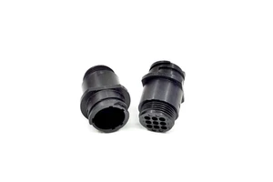 Original Circular Power AMP TE 206705-1 206705-2 Wire 9 Pin Black Housing CPC Cable Connector