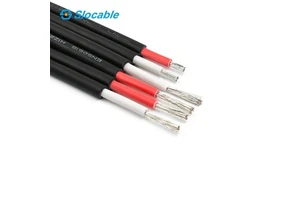 Slocable Double Core Photovoltaic Cable 1500V UV Proof Copper Conductor Solar Energy Wire for PV Plants and Connectors