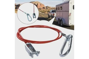Trailer Breakaway Safety Cable with Clevis End for Caravans Horseboxes Trailer Tents Accessories Tool Car Trailer Safety Rope