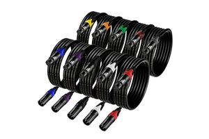 Factory Direct Customization 1m-15m XLR Audio Cable Male-Female 3-Pin Connectors PVC Foil for Guitar/Microphone/Speaker