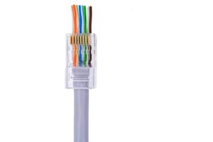 Cat5e Cat6 UTP Rj45 8p8c Connector Rj45 Pass Through CAT5 CAT6 Ethernet Plugs